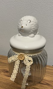 Банка для сыпучих Доляна «Ёжик в золотом», 600 мл.