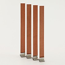 Деревянный фитиль с держателем, вишнёвое дерево