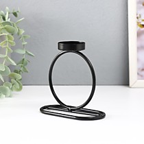 Металлический подсвечник «Кольцо»