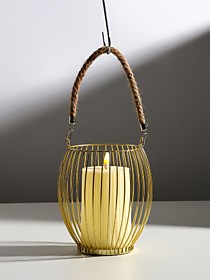 Подсвечник металл на 1 свечу «Корзина»