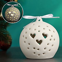 Фигурка светящаяся TAKE IT EASY «Шар с сердечками»