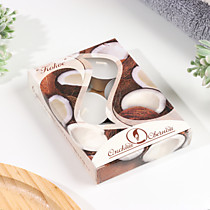 Набор свечей ароматических чайных «Кокос»