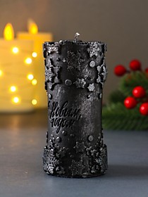 Свеча-цилиндр «С Новым годом»