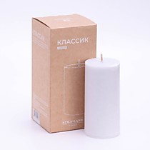 Свеча-цилиндр гладкая, Sima Home