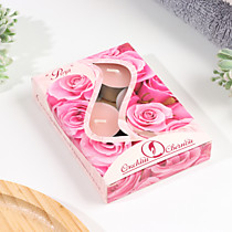 Набор свечей ароматических чайных «Роза»